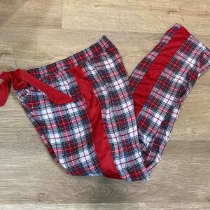 Vintage Y2K Abercrombie & Fitch Flannel & Satin Lounge / Pajama Pants |Size XS